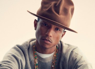 US music producer and singer Pharrell Williams
